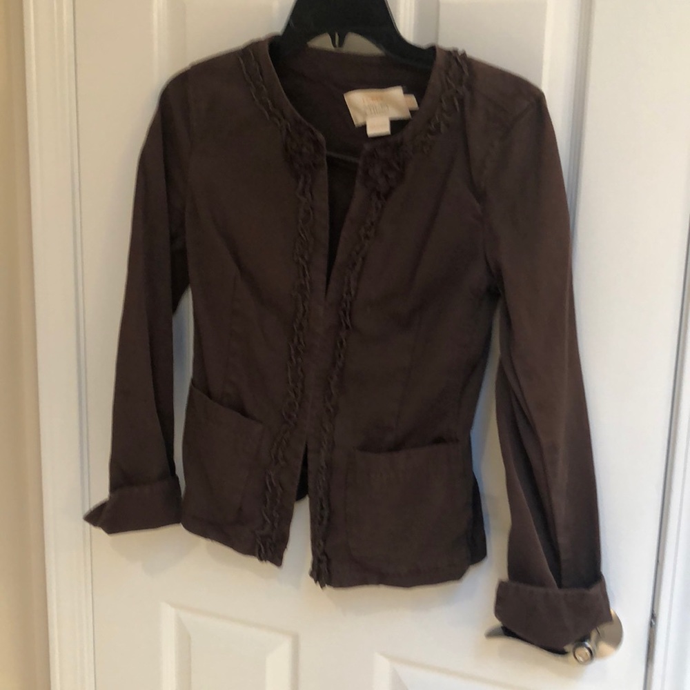 J Crew twill jacket